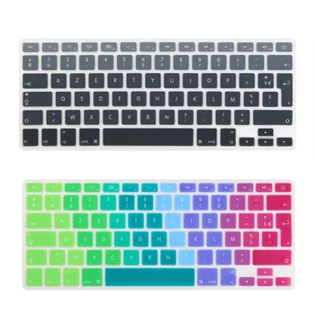 

French France EURO Enter keyboard Cover for Mid 2009-Mid 2015 MacBook Pro 13 15 inch Retina/CD ROM A1502 A1425 A1278 A1398 A1286