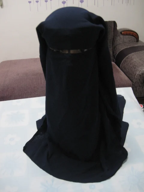 H999 три слоя шифон niqab, мусульманский хиджаб шарф, маска для лица, быстрая