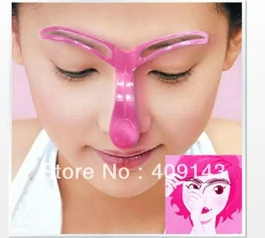 2set plastic eyebrow stencils beauty products makeup tools drawing
