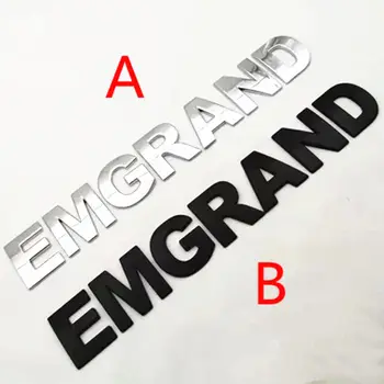 

Car stickers, English letters,the metal looked for Geely emgrand