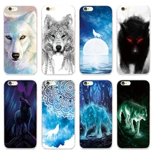 Cool Animal Print Wolf Pattern Phone Case for iPhone 4 4S SE 5 5S Back Cover 5C 6 6S 7 Plus Cases Capinha