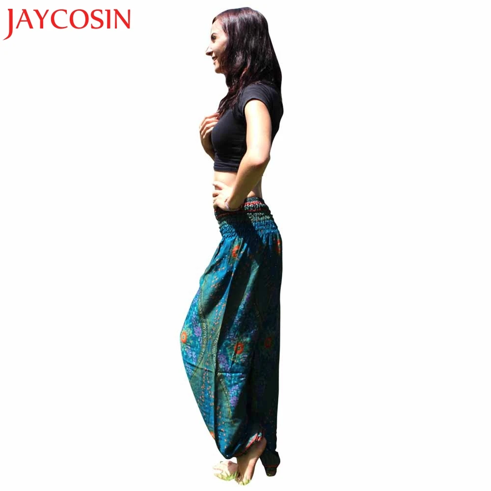 JAYCOSIN Новинка 2018 мужские и женские тайские шаровары Boho Festival Hippy Smock брюки с высокой