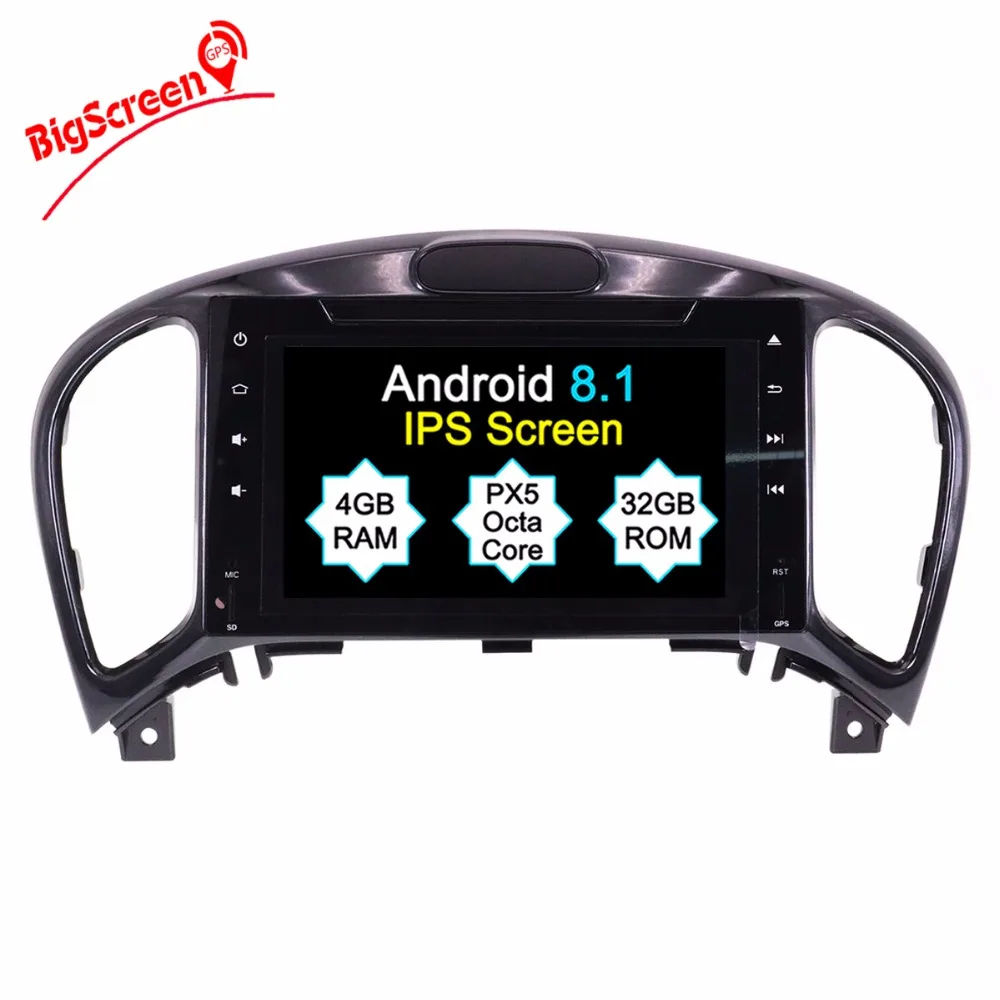Top Newest Android 8.1 Eight Core Car DVD Player GPS Navi For Nissan Juke For Infiniti ESQ 2012-2017 Multimedia Satnav Headunit wifi 0