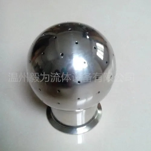 

Free shipping 1.5''(38mm) Rotating Spray Ball Tri Clamp Compatible Type Connection