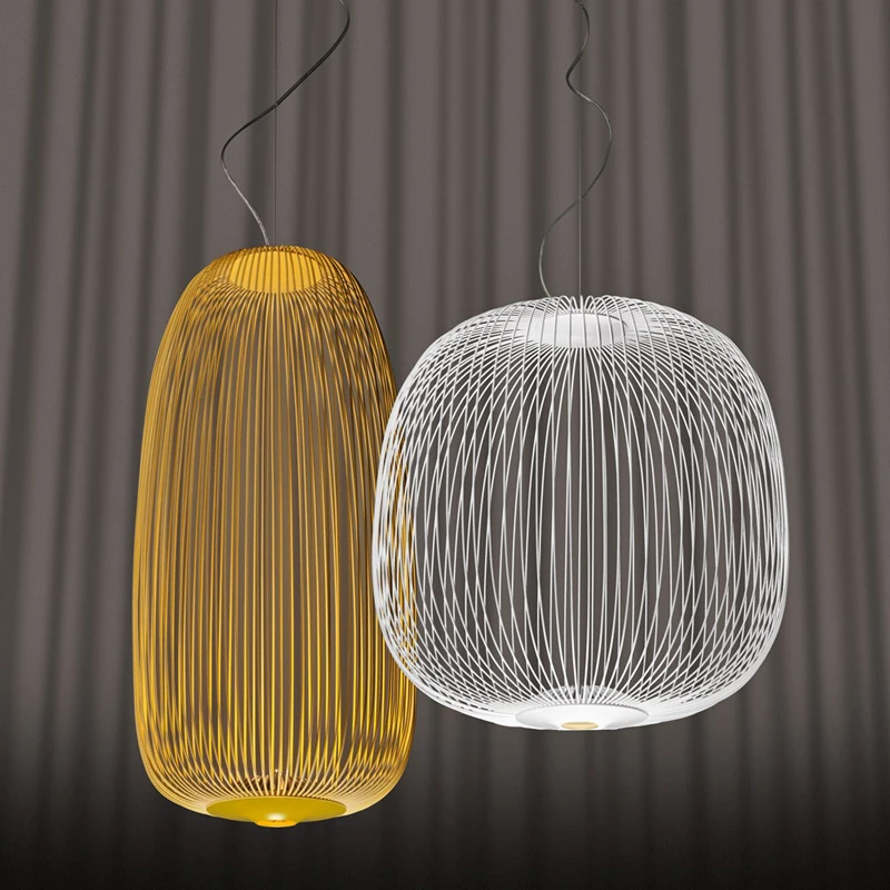 Diseño moderno Foscarini Spokes 1/2 lámpara colgante por garca Cumini