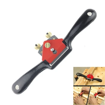 

9"/215mm Adjustable Hand Planer Woodworking Cutting Edge Planer Screw Spoke Shave Manual Woodworking Hand Tools