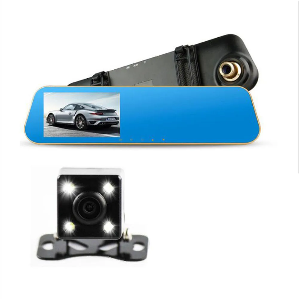 4.3'' HD 720P Car DVR Car Camera Dash Cam 100 Degree Night Vision Digital Video Recorder CMOS