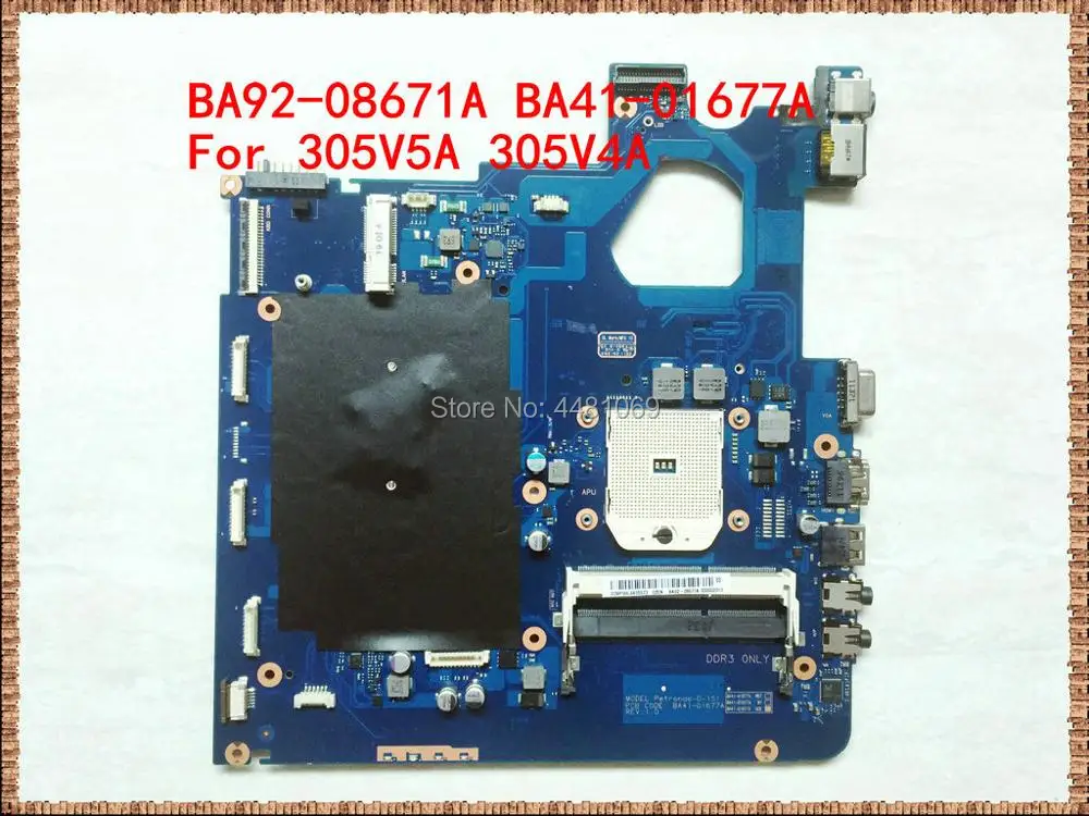 BA41-01677A для samsung NP305V5A материнская плата BA92-08671B DDR3 бесплатно A4 в комплекте для samsung 305V5A 305V4A материнская плата для ноутбука