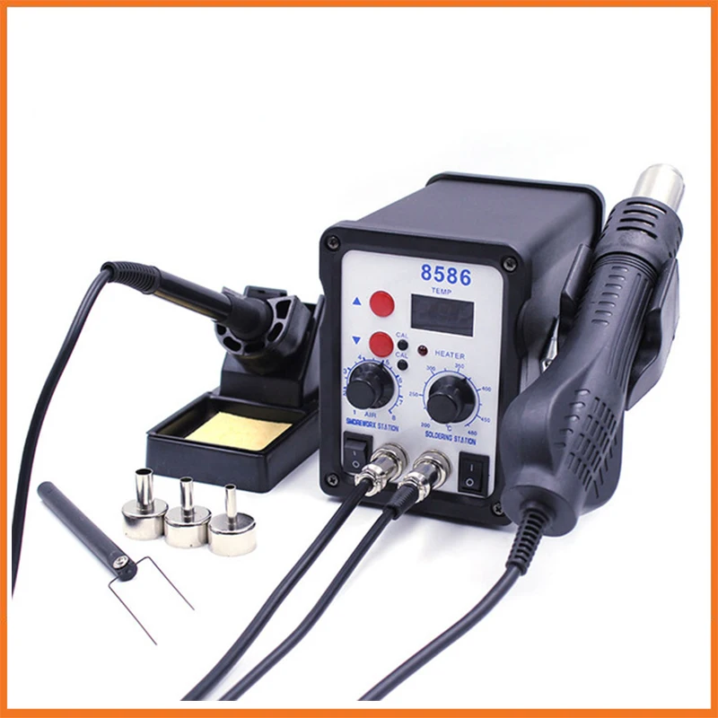 8586700WESDSolderingStationLEDDigitalSolderIronDesoldering