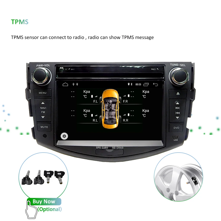 Excellent DSP IPS 2 din Android 9.0 64G Car DVD player For Toyota RAV4 Rav 4 2007 2008 2009 2010 2011 GPS wifi radio screen navigation pc 27