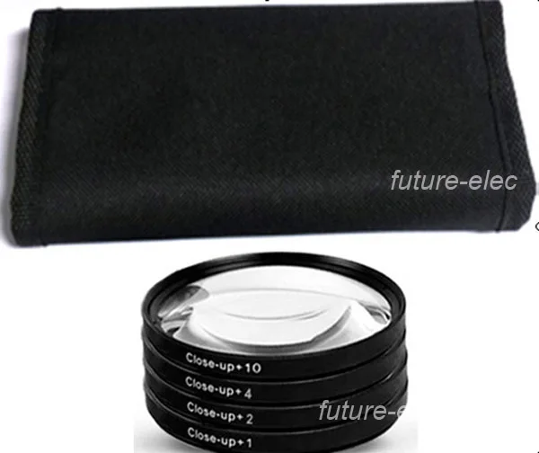 55 мм 4x Close-up Close Up Filter Macro Lens фильтры + 1 2 4 10 для Canon Rebel T3 XS T5i T4i T3i T2i T1i XSi XTi XT |