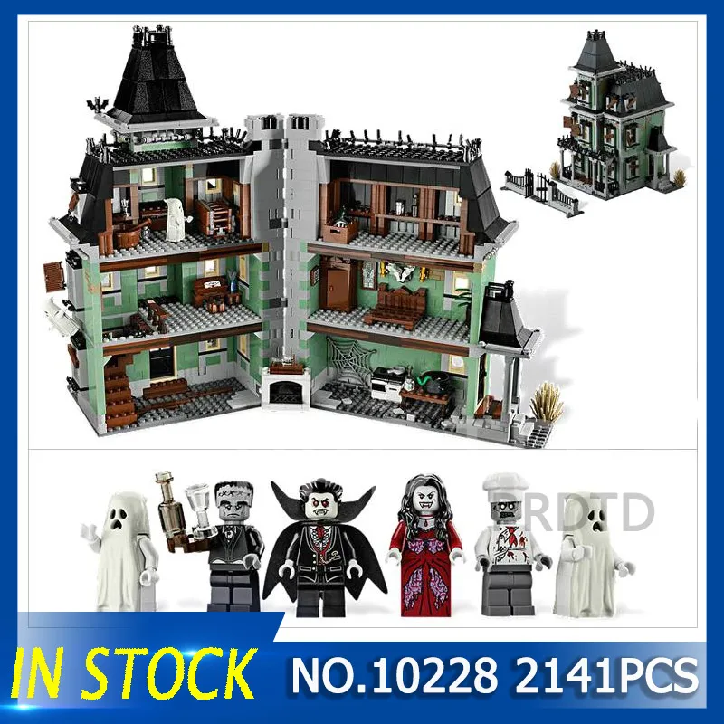 

DHL 10228 2141PCS Monster Set Haunted House Toys Model legoING Building Blocks Bricks Kids DIY Educational Halloween Gifts