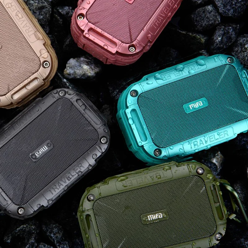  MIFA F7 Bluetooth Speaker IP56 Dust Proof Water Proof Speakers AUX Wireless Portable Outdoor Speake