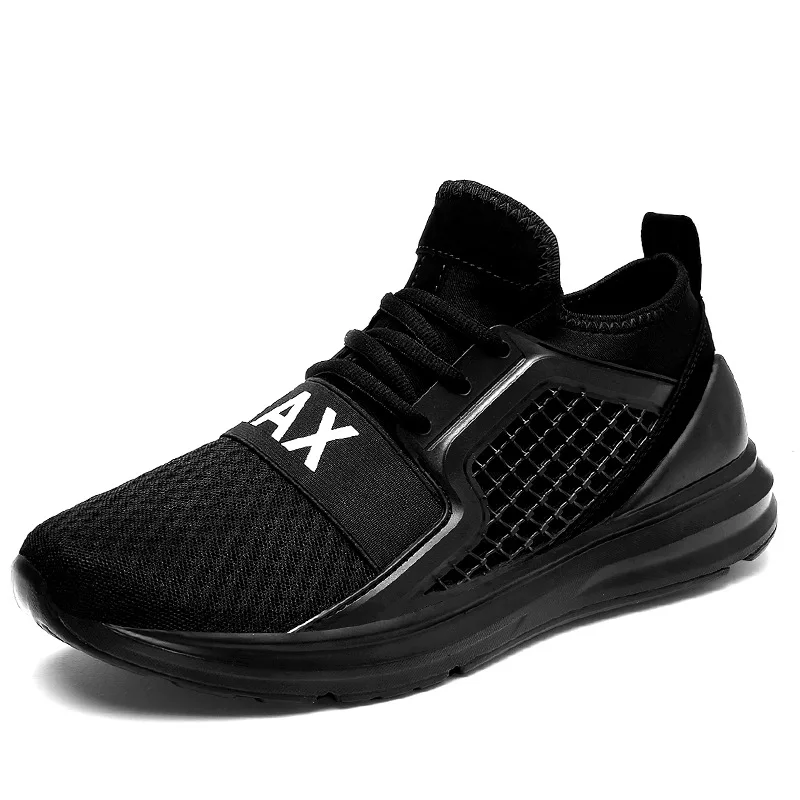 Breathable Running Shoes For Man Black White Sport Shoes Men Sneakers Zapatos corrientes de verano Red chaussure homme de marque