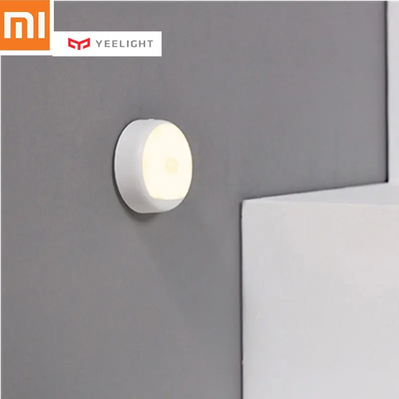 Xiaomi Yeelight Smart LED Night Light Infrared USB Charage Magnetic with hooks Body Motion Sensor 2700k Warm forSmart Home | Электроника