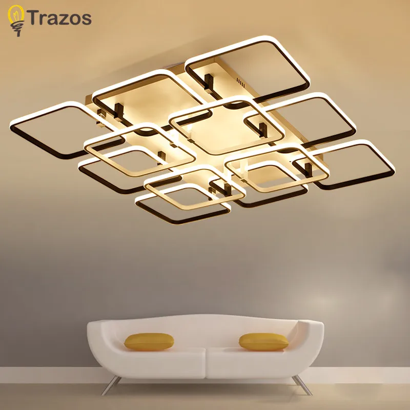 

Modern LED ceiling lamp fixture Remote control lighting for ceiling lights acrylic lamp shades for lighting living room lamp