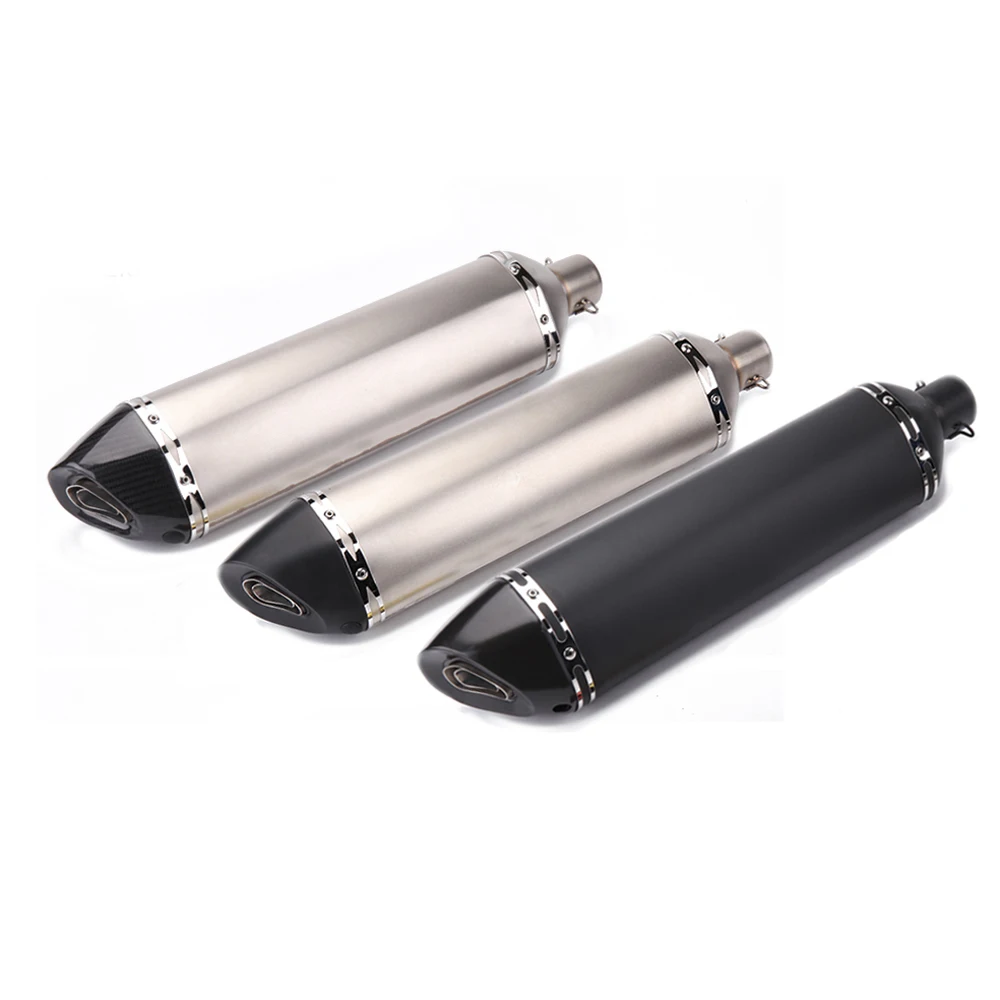 

51mm Motorcycle Exhaust Muffler Pipe Escape Scooter DIRT BIKE MUFFLER PIPE Case For CB400 ER6N TMAX530 CBR125 Z800TPQG400