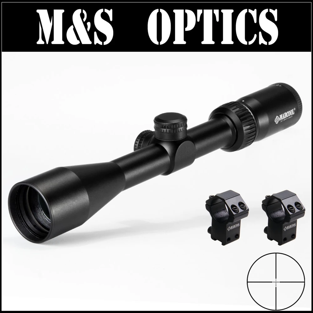 2017 New MARCOOL ALT 3-9X40 Optics Sight Riflescope Airsoft China Air Rifle Guns Scope with mount For Outdoor Hunting Sport