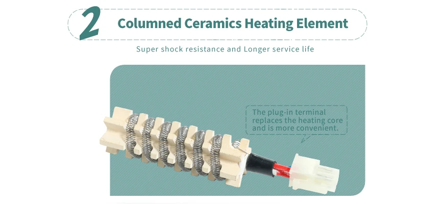 de ar quente de 650w, grande potência, reparo ic