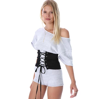 

NEW Fashion Wide Band Waist Belt Cloth Accessory Women Vintage Knitted Lace-Up Corset Bandage Shape Making Lady Belt FREE POST