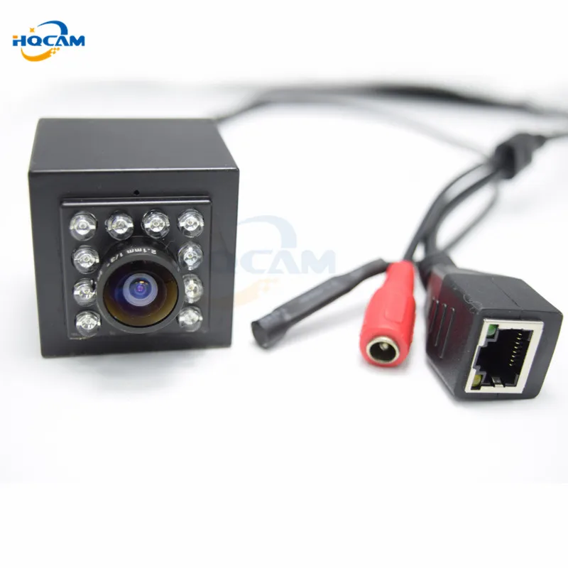 Hqcam Широкий формат 720 P мини IP-камера Мини ИК Камера indoor 940nm LED WI-FI IP-камера аудио маленький Ночное видение Камера hi3518e