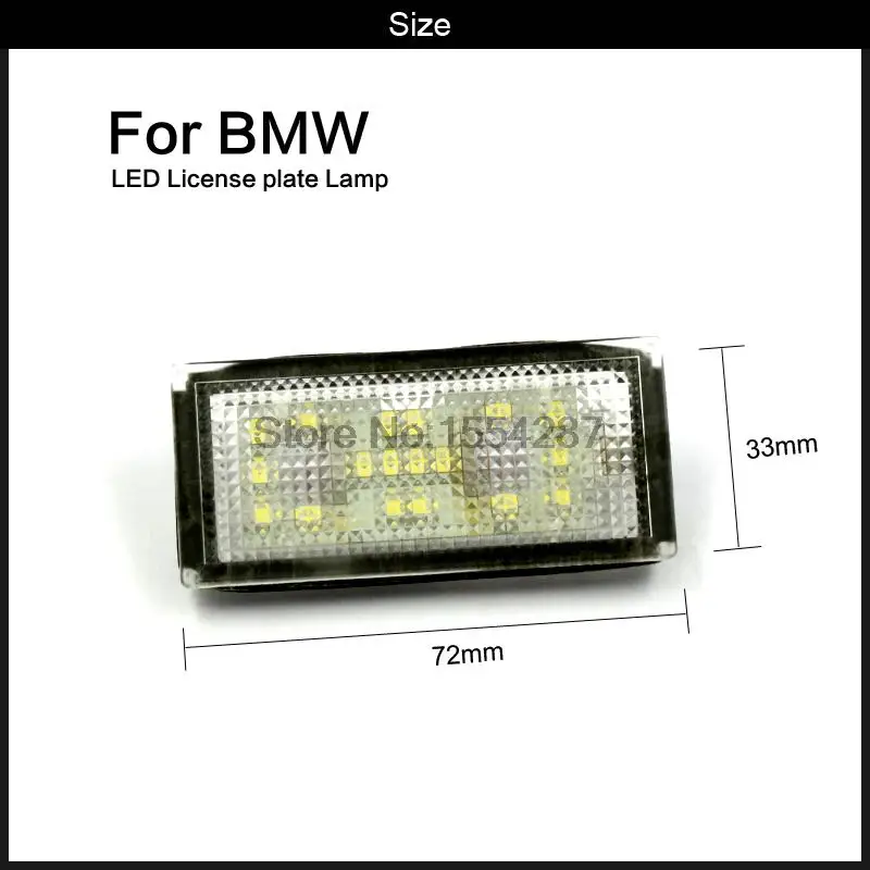 Светодиодный свет номерного знака без ошибок E66 E65 Подходит для BMW 06-08 7-Series 735i 750Li 760Li