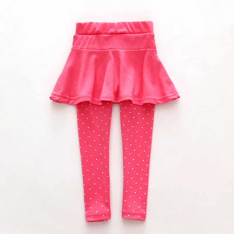 Brand Baby Girl Clothes Leggings Skirt-Pants Cake Kids Girl Winter Warm Leggings Children's Girls Skirt Pant Boot cut Children