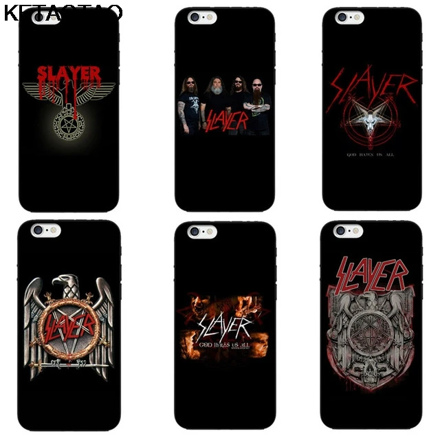 KETAOTAO Slayer тяжелый металлический рок-группа удивительный чехол для телефона s для iPhone 4S SE 5 6 5C 5S 6S 7 8 Plus X Чехол Мягкий ТПУ резиновый силиконовый