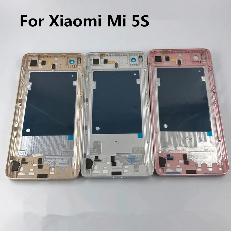 Для xiaomi 5S M5S mi 5S mi 5S задняя крышка для батареи чехол+ боковые кнопки+ объектив камеры для xiaomi mi 5S задняя крышка корпуса