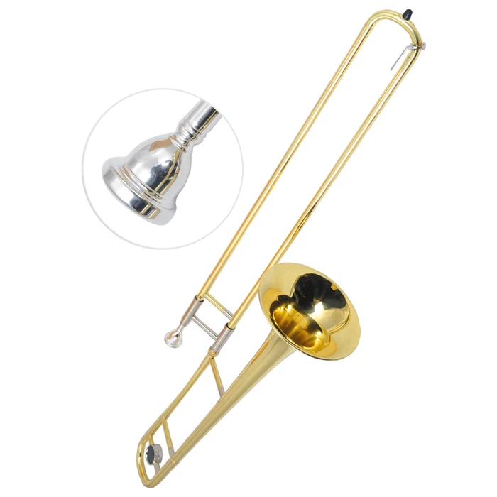 Afanti музыкальный Высококачественный золотой лак Trombone(ASL-700