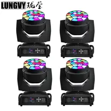 4 шт./партия танцевальные Клубные огни бесконечные движущиеся 19*15 Вт 4 в 1 глаз пчела прожектор света движущийся головной свет