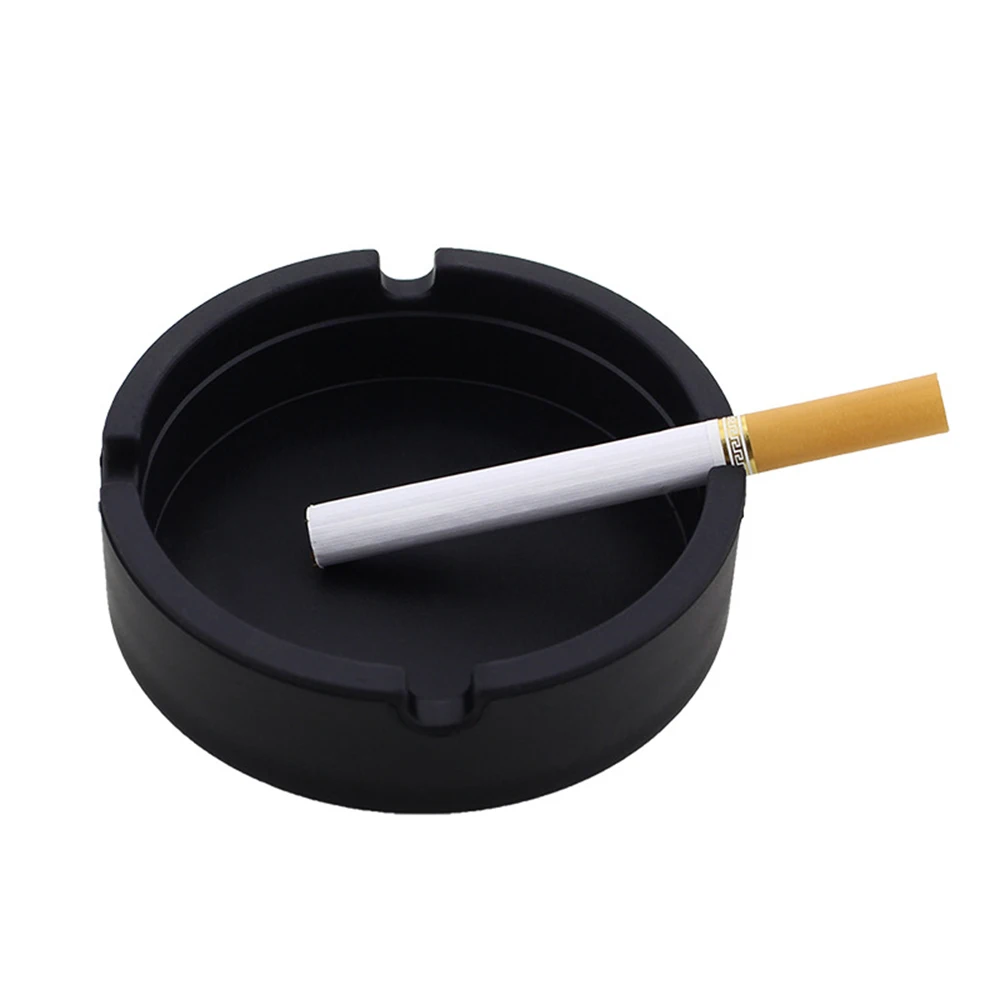 Новая портативная резиновая силиконовая пепельница круглая для сигарет держатель аксессуары для курения пепельницы гибкие зажигалки аксессуары для курения