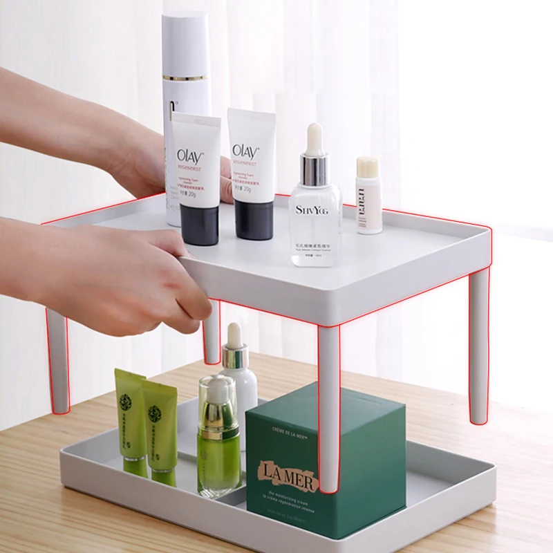 Detachable Office Storage Box White Pen Pencil Makeup Cosmetic Lipstick Sundries Cabinet Rack Articles Organizer