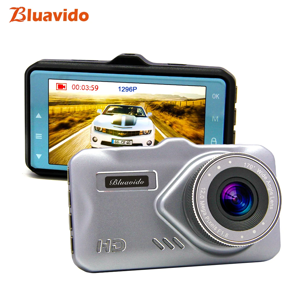 

Bluavido 3"IPS Car DVR ADAS 1296P Night Vision Car Video Recorder WDR Full HD 1080P Dash camera 170 Degree autoregistrator