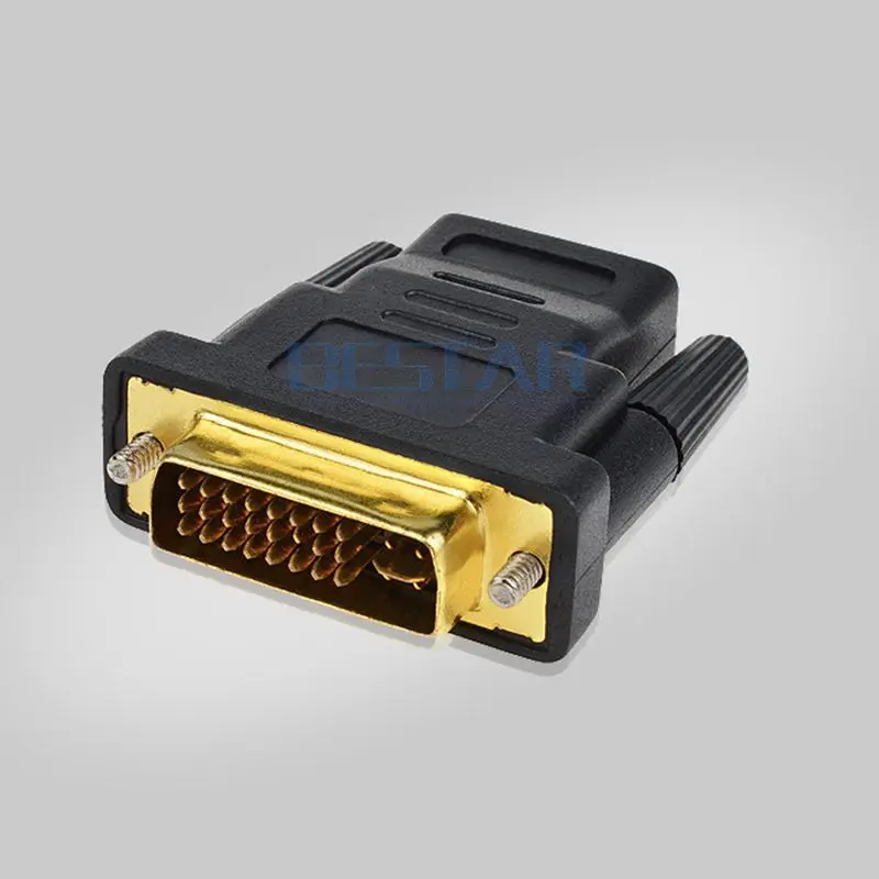 Адаптер DVI HDMI Переходник мама 18 + 1 24 5 Штекерный конвертер 1080P Поддержка компьютера