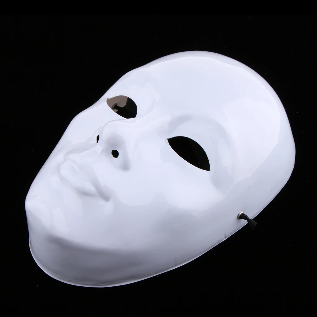 Costume Masks for Party Decoration Accessories DIY Unpainted White Blank Face Mask Masquerade face mask,3d face masks,masquerade mask,party masks