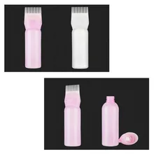 Горячая 120 мл пластик краска для волос наполнения бутылки аппликатор с Окончил кисточки контейнер для таблеток салон окрашивание волос укладки инструмент