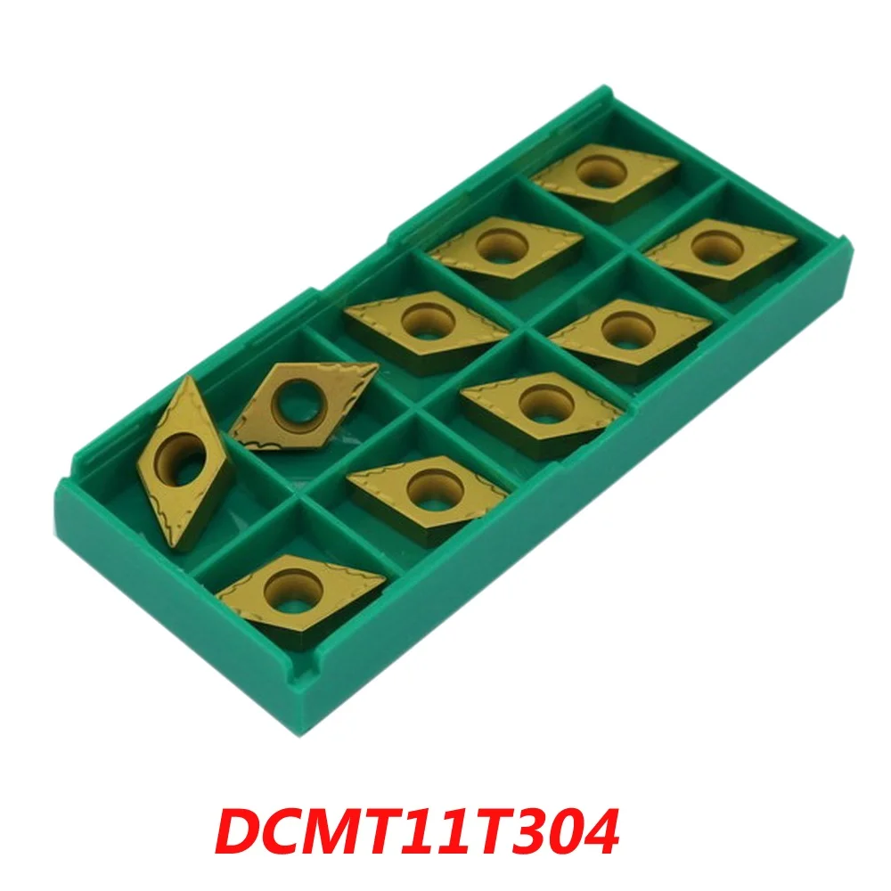 

Free shipping CNC turning inserts DCMT11T304 for lathe machine suitable SDJC/SDNCN/SDQC turning face external lathe tools