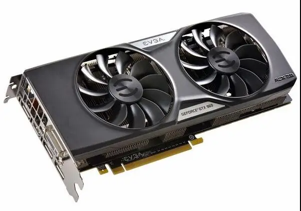The new original for EVGA GTX960 2G SSC ACX 2.0 for NVIDIA 2G DDR5 128bit PCI-E3.0 desktop discrete graphics DVI + HDMI + DP