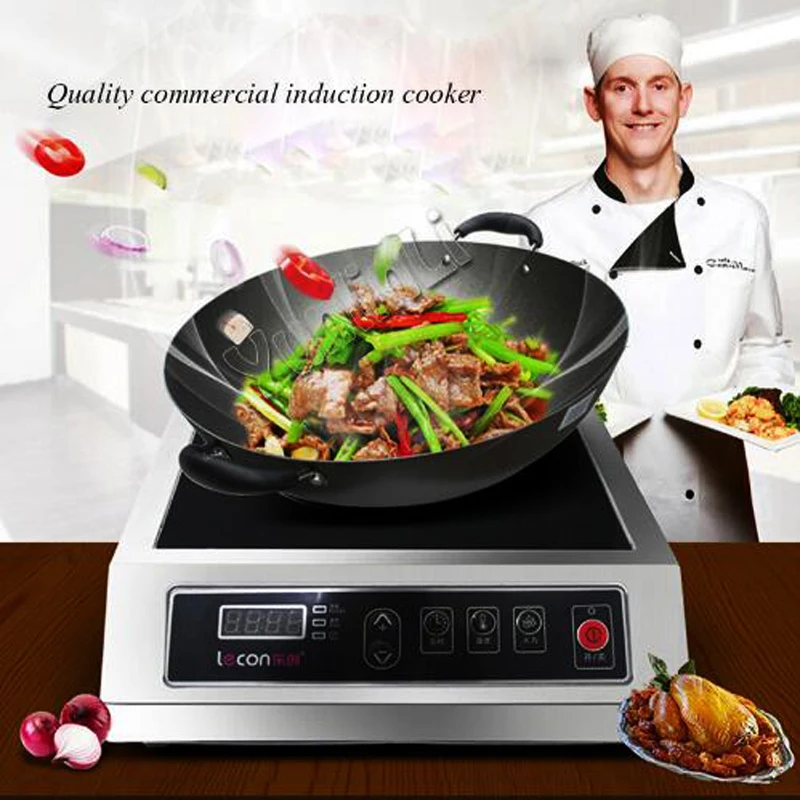 

3500W Commercial Induction Cooker High Power Induction Cooker Hotel Stove Furnace LC-3500