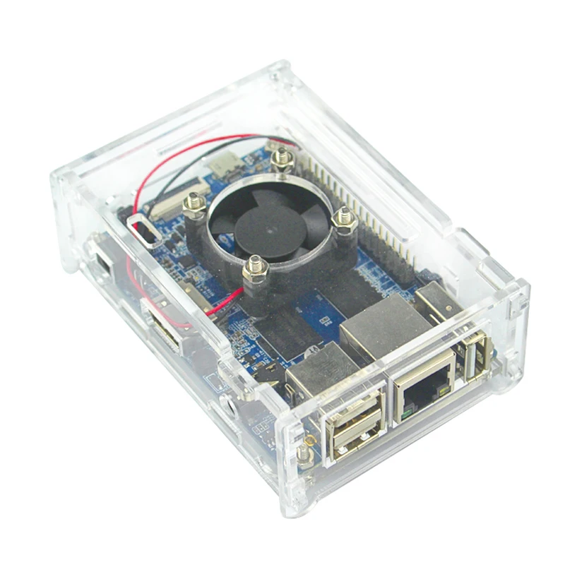 Прозрачный акриловый чехол для Orange Pi PC профессиональный корпуса совместим с