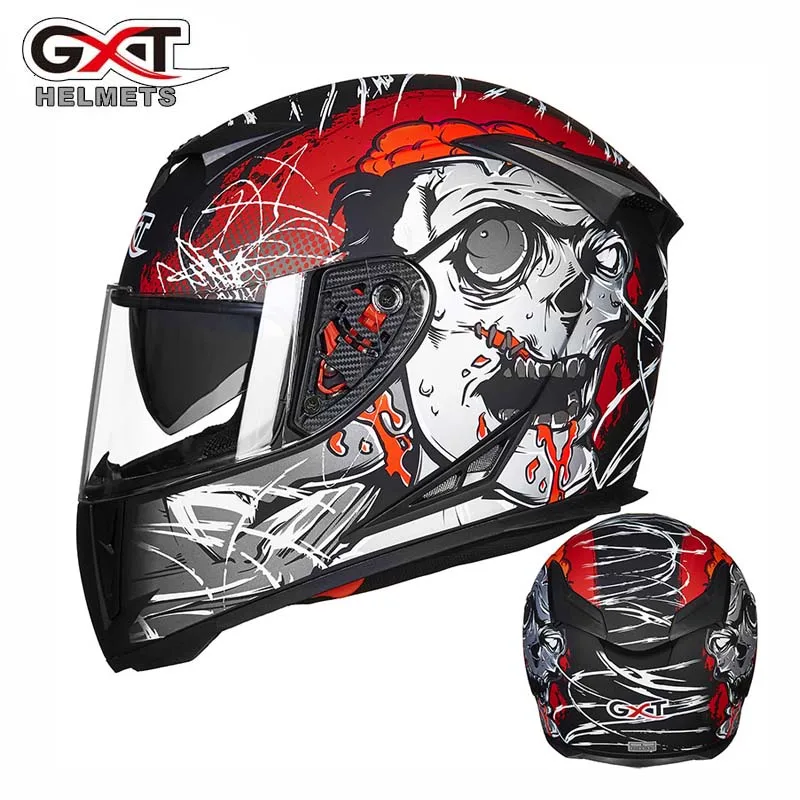 Зимний мотоциклетный шлем с двойными линзами GXT 358 женские теплые мотоциклетные