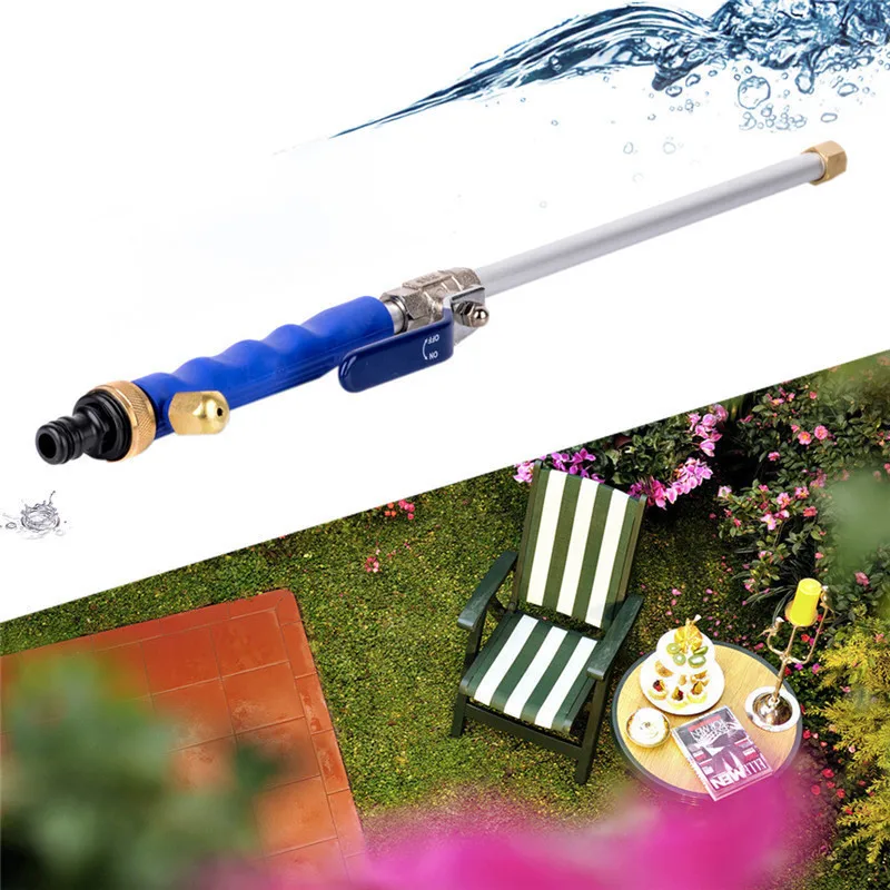 New arrival 1pcs High Pressure Spray Gun Power Washer Spray Nozzle Water Hose Wand Attachment for Car Cleaning Garden Washing