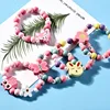 Precio reducido Perlas de niña collar de juguetes de las flores de mariposas bebé, collar hecho a mano accesorios princesa niños regalos de cumpleaños 6Q5Kgwelz