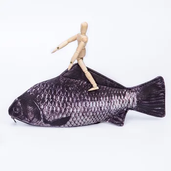 

Cute Kawaii Fish School Pencil Case Creative Carp Penal Pencilcase for Kids Boys Girls Pen Bag Phone Storage Box Pouch Supplies