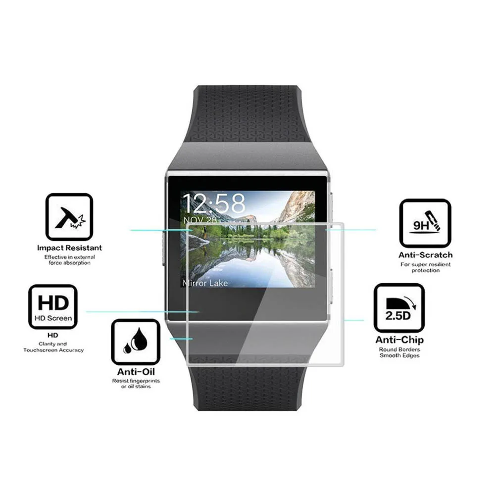 Защитная пленка для мобильного HD пленка для Fitbit ионные полный охват для Fitbit ионной smart watch защитный не закаленное стекло 3 шт/5 шт