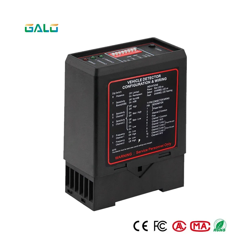 

Enhanced Dual Channel Inductive Loop Vehicle Detectors for Automatic Barrier Gate/Boom Barrier