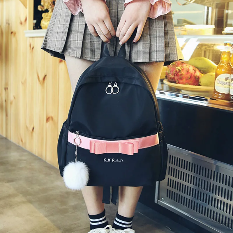 Schoolbag female Harajuku fresh simple waterproof high school student