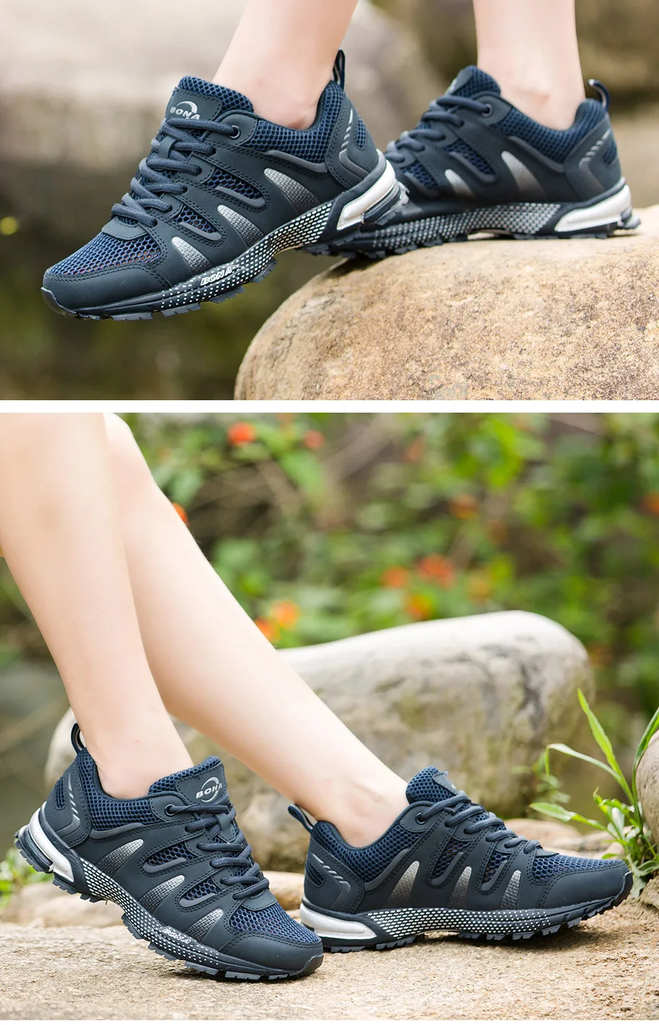 BONA/Новое поступление; классические стильные женские кроссовки для бега; удобная спортивная обувь для женщин; Быстрая