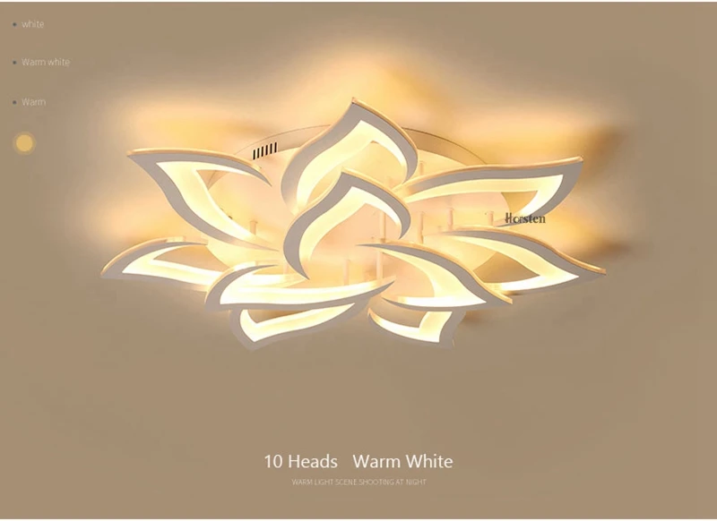 Modern Ceiling Chandelier Light 10 14 18 Heads Flower LED Ceiling Chandelier Lights For Living Room Bedroom Chandelier Lighting (14)
